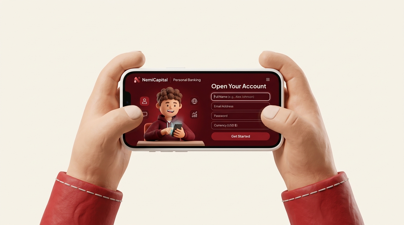 Open NemiCapital Account in 5 Mins on Mobile App
